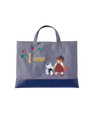 familiar ファミリア70周年特別企画商品 ファミちゃんデニムバッグ