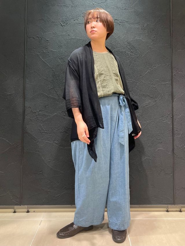 インディゴシャンブレー パンツ | (パドカレ)公式オンラインストア