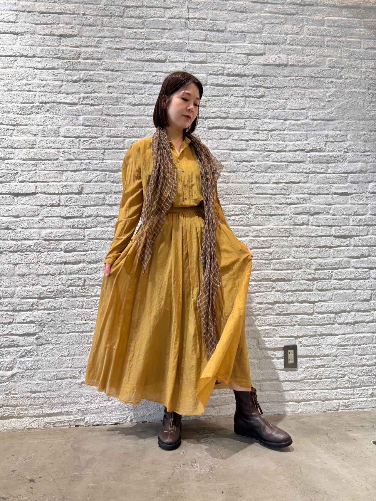 新品未使用　pas de calais パドカレ　シルク　ストール 新品未使用 pas de calais パドカレ シルク ストール - メルカリ