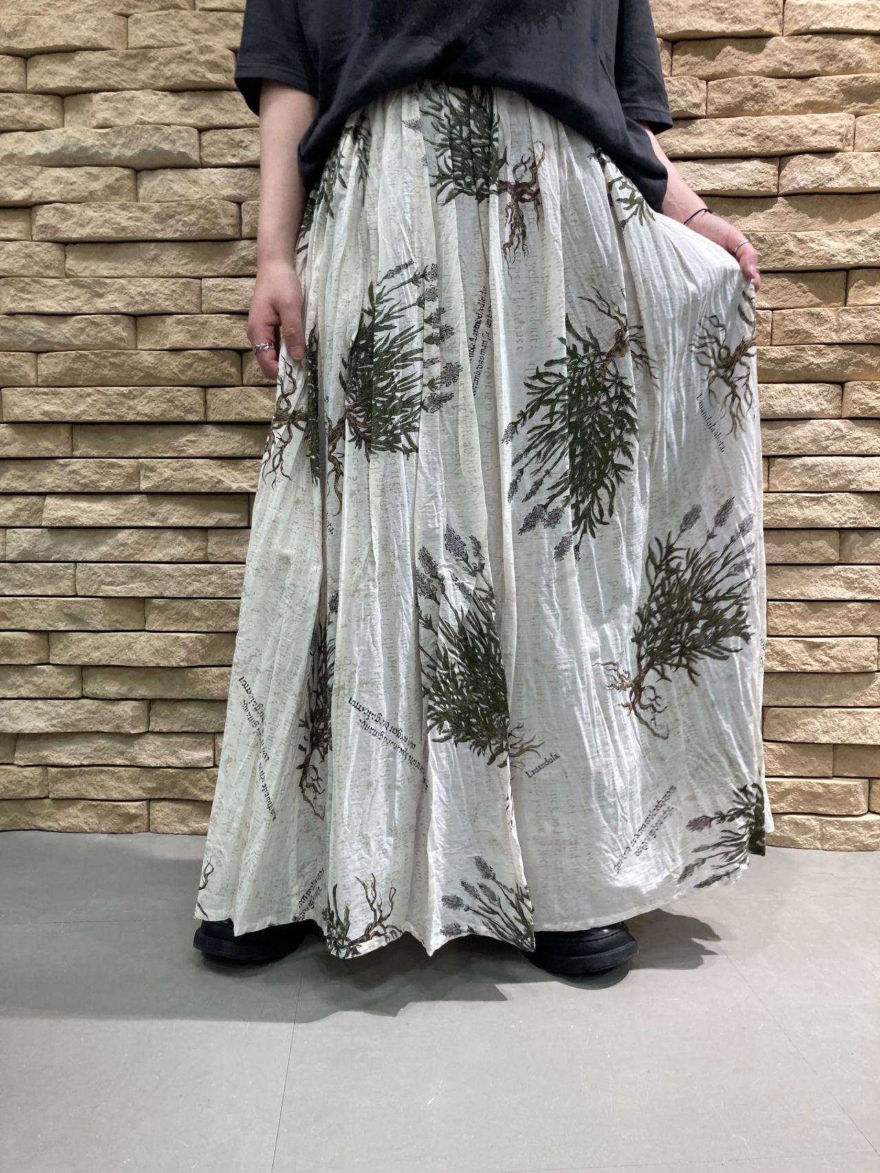 NEW】lavender printスカート | 京都髙島屋店 | pas de calais