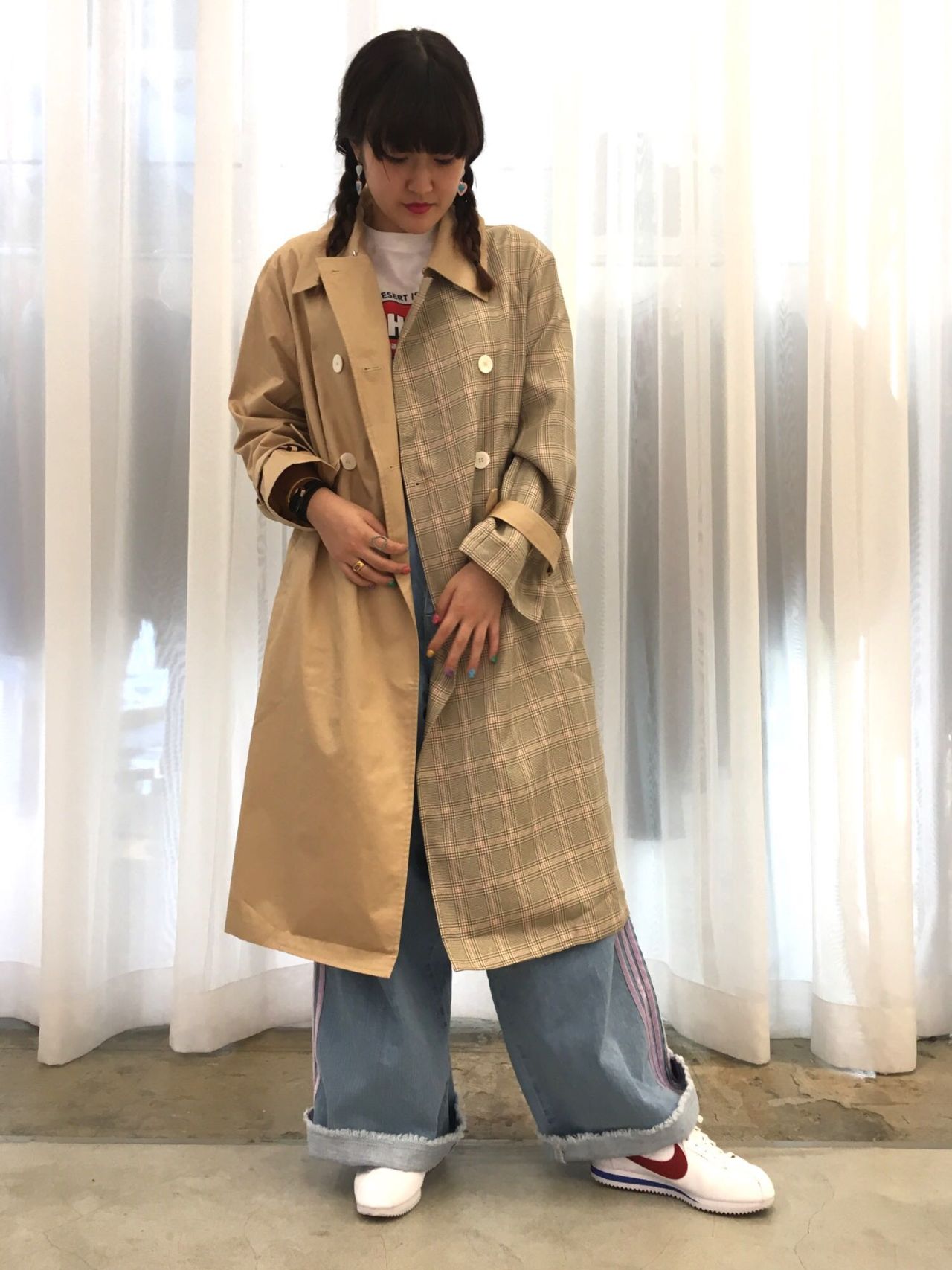 Chica チカ チェックトレンチコート Lhp Lhp Women Laforet原宿 上野商会公式ブログポータルサイト