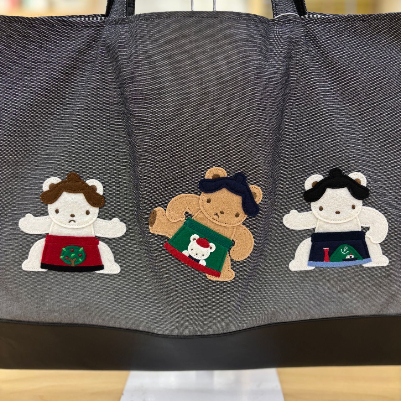 ファミリア　デニムバッグ〈日本相撲協会 × familiar〉 ファミリアデニムバッグ〈日本相撲協会 × familiar〉 - メルカリ