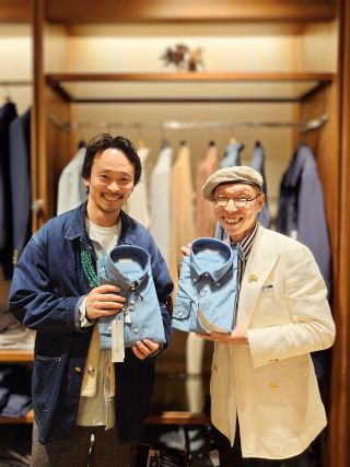 【もりっぺ】GUY ROVER ブルー&ネイビーシャツ セット販売 GUY ROVER」シャツのオーダー会開催します！ 〜ベレ兄さんの徒然日記