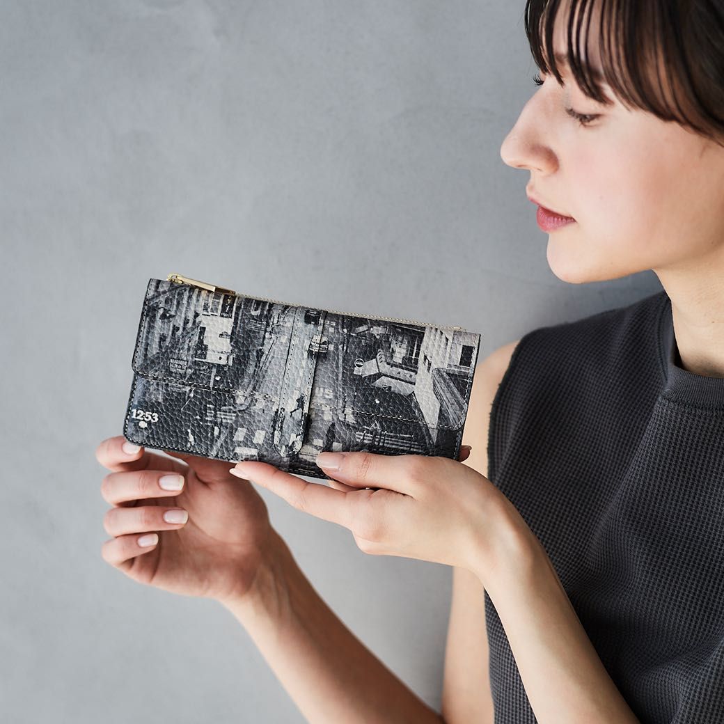 IANNE 都市風景プリント 長財布 IANNE 都市風景プリント 長財布 エマ｜IANNE（イアンヌ）10周年