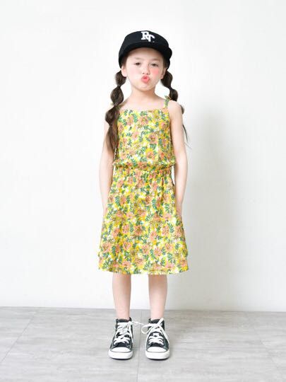 夏らしさ満載 花柄ワンピース Radchapイオンモール岡崎店 子供服のブランシェス Branshes 公式ショップブログ