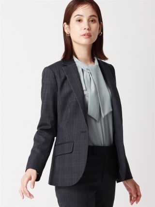 Ladies】大きめチェックの優しいグレンチェックのスーツ♡｜SUIT