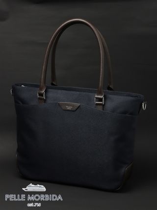 Pelle Morbida ブラック トートバッグ ペッレモルビダTE007SL-トートバッグ BLACK(BLACK): PELLE
