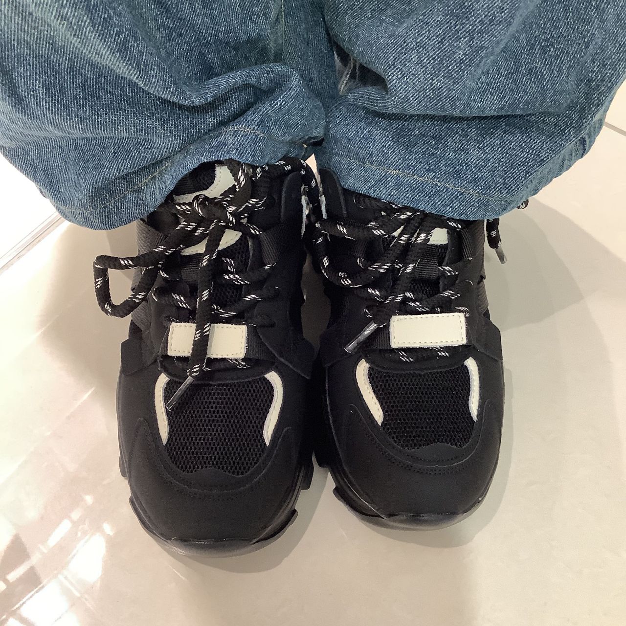 ALL BLACK厚底スニーカー再入荷しました！ | WASH 西銀座店