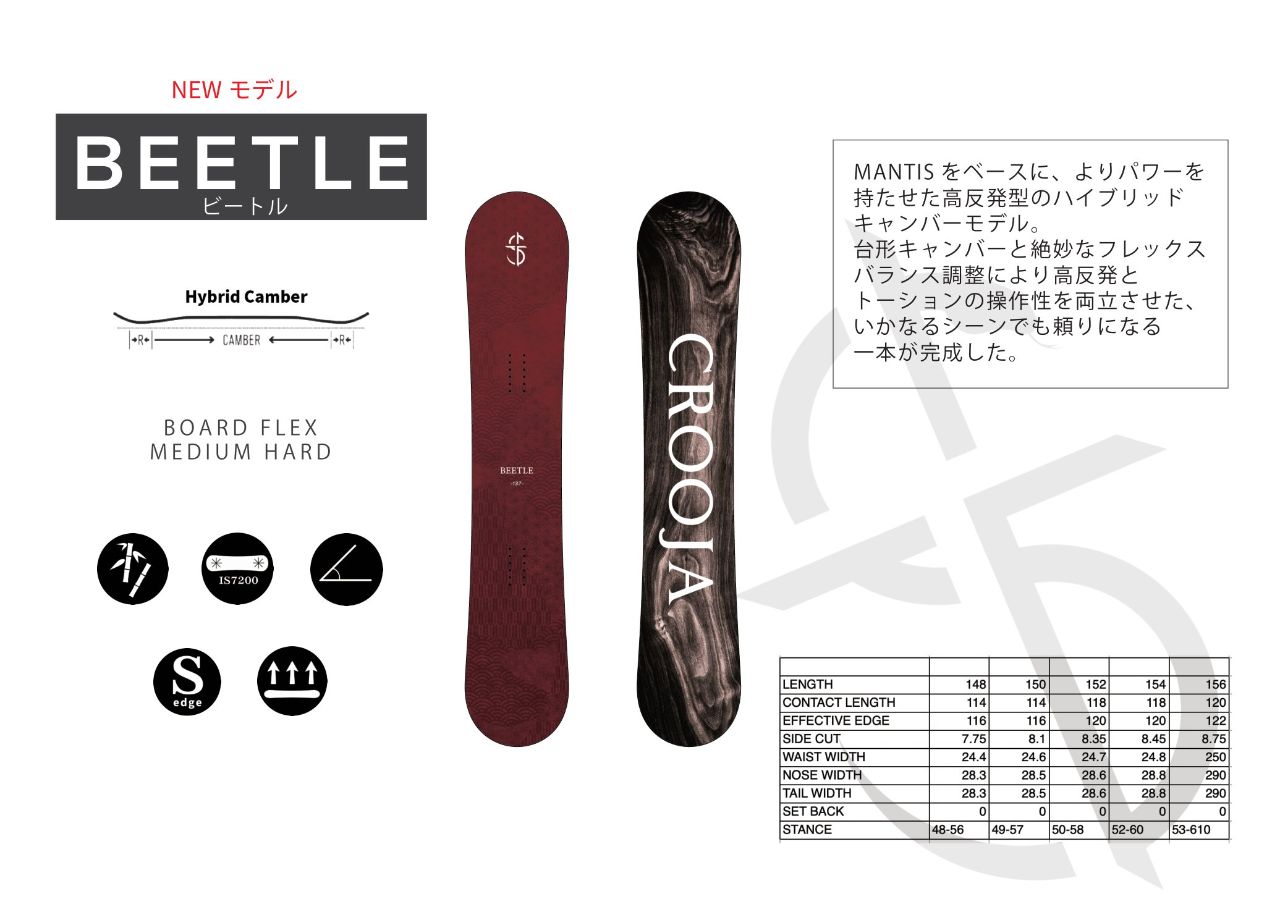 CROOJA WORM 148 23-24モデル CROOJA WORM 148 23-24モデル