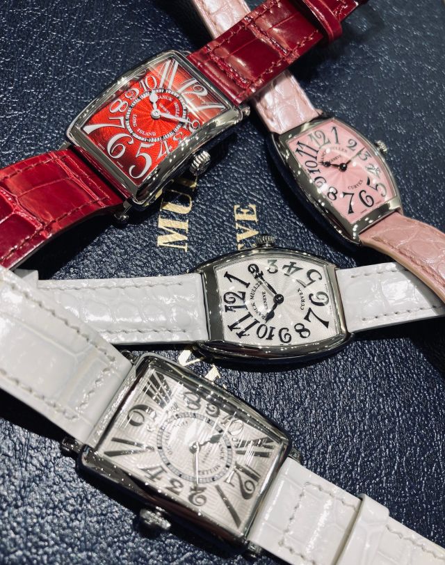 フランクミュラー FRANCK MULLER 腕時計 ロングアイランドレザーベルト ...