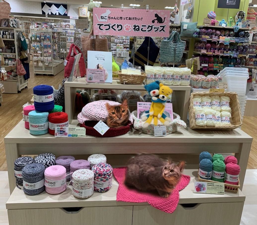 簡単 手編みの猫グッズ ノースポート モール店 生地 手芸用品のオカダヤ Okadaya 公式ショップブログ