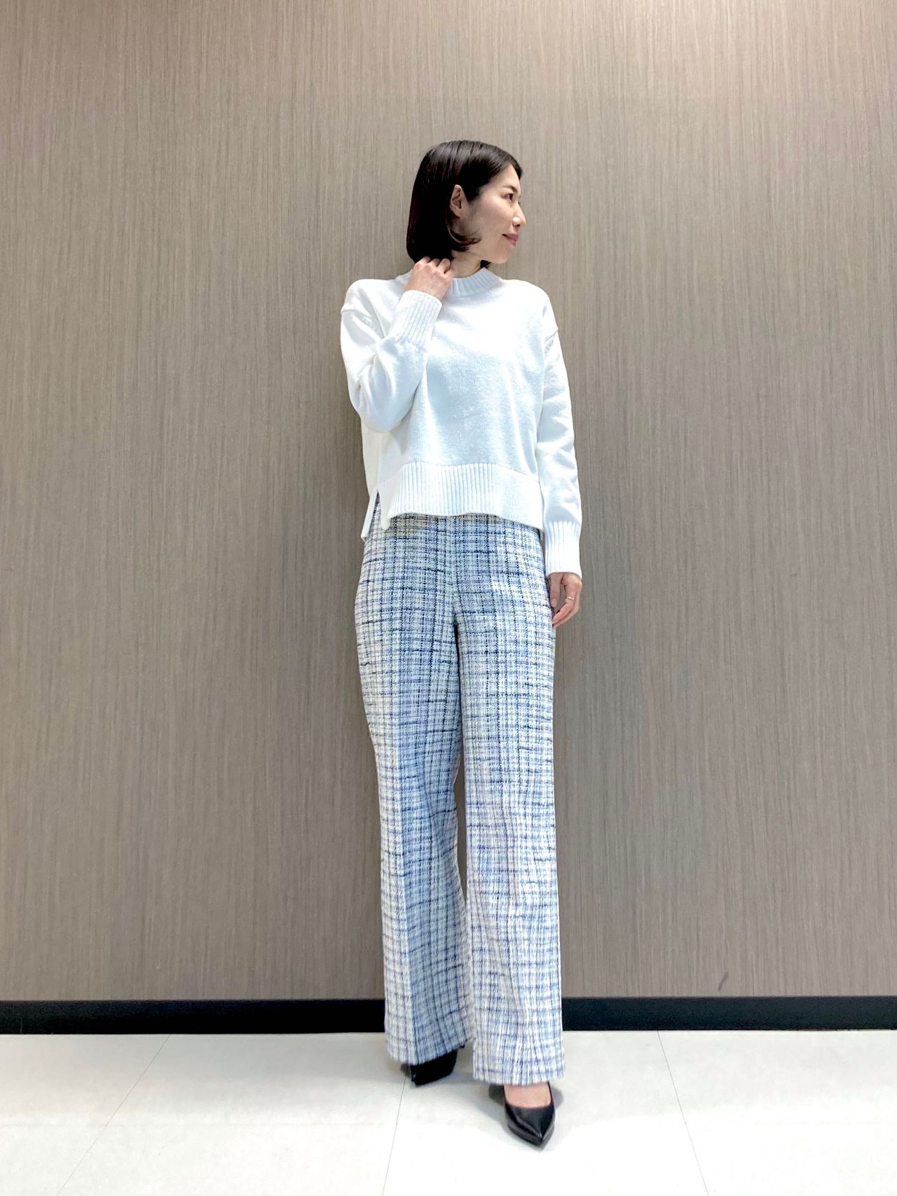 極美品 2023 ファッション セオリーリュクス GIOLICA社 ツイード