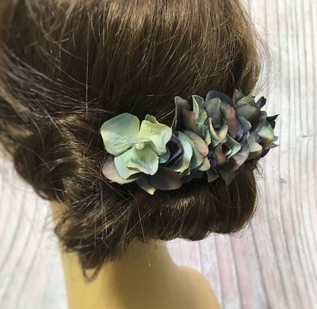 縫い付けるだけ 簡単 紫陽花バレッタ 本店 服飾館3階bフロア ビーズ 装飾雑貨 生地 手芸用品のオカダヤ Okadaya 公式ショップブログ