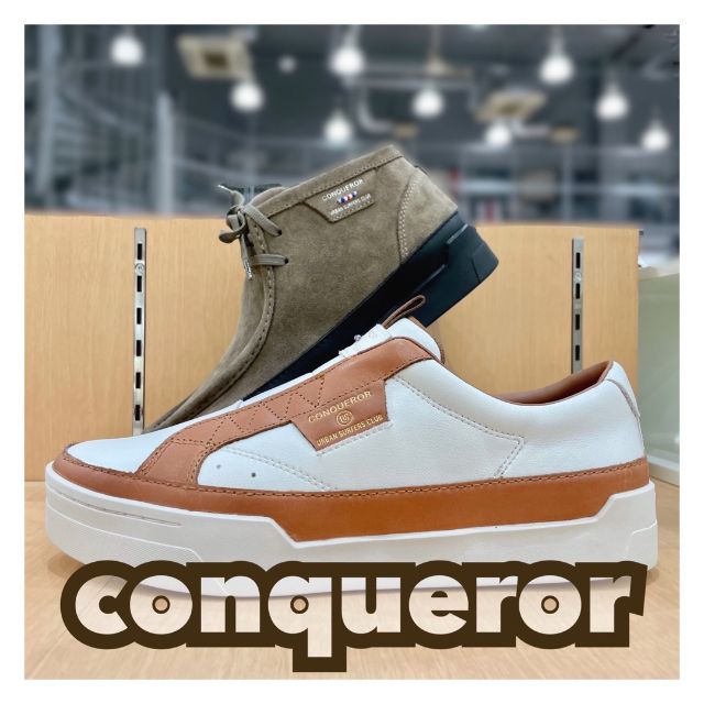コンカラーシューズ conqueror メンズスニーカー BASEL バーゼル
