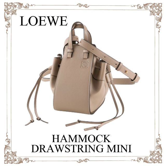 LOEWE ハンドバッグ ロエベ LOEWE HAMMOCK DRAWSTRING MINI SD付き ハンドバッグ 314