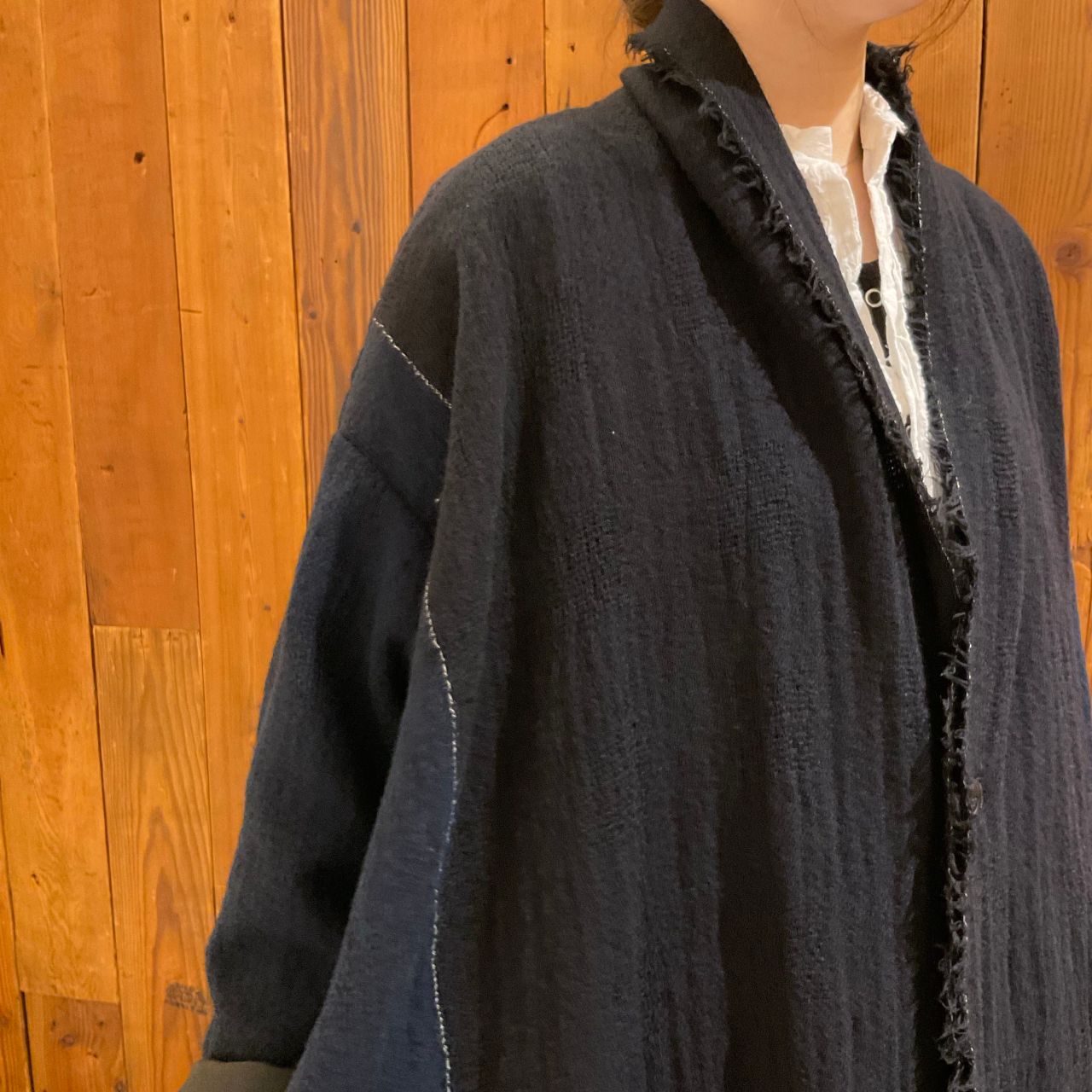 blog連動企画「マス柄チェックワッシャー ライトアウター」① | 梅田 