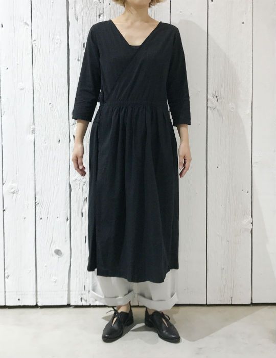 限定出品　パドカレ　ブロックプリント　スクエア　ワンピース　新品 pas de calais - 人気アイテム 定価42900円 2024SS パドカレ pas