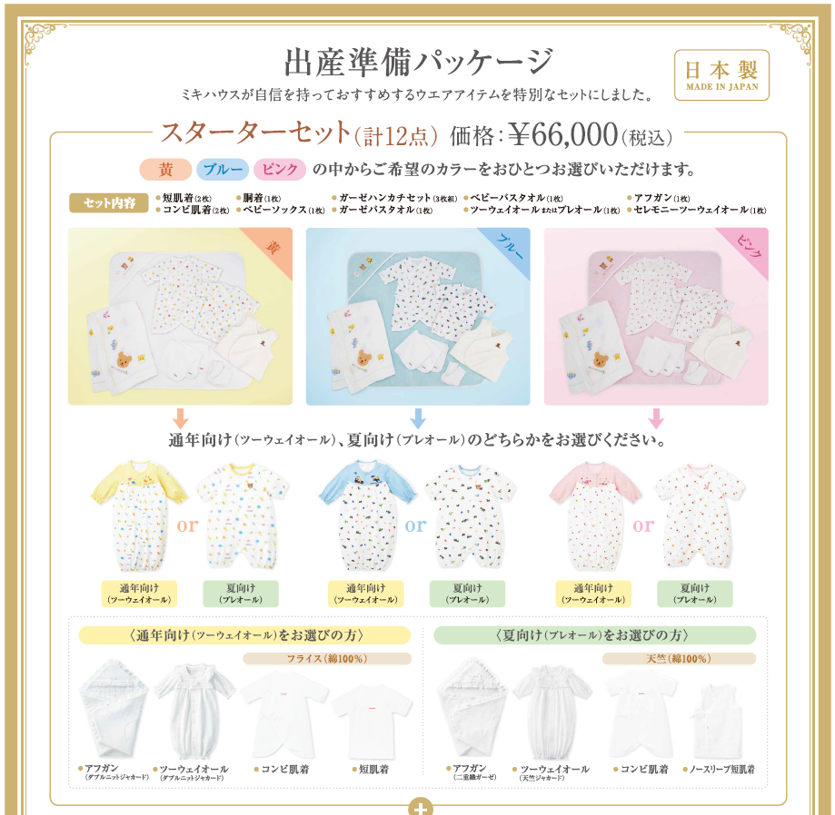 ♢「何からそろえる？」初めての出産準備｜ミキハウスミキハウス 橿原