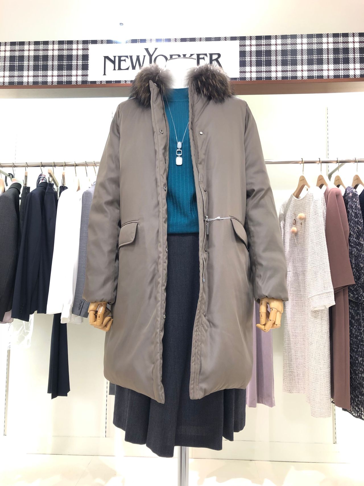 おすすめ 大人のドレスダウンコート そごう千葉エルサイズ店 Women ニューヨーカー公式ショップブログ