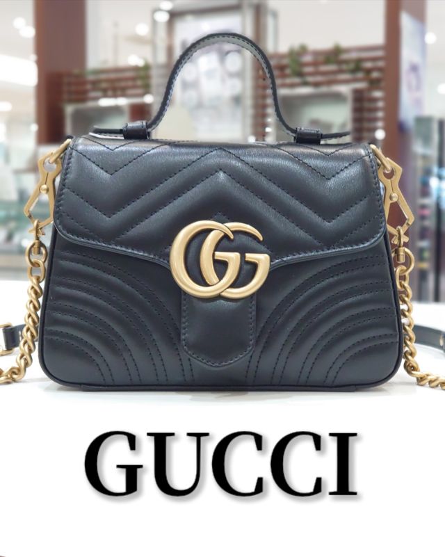 グッチ GUCCI GG MARMONT 2.0 カムセチェーンショルダーバッグ