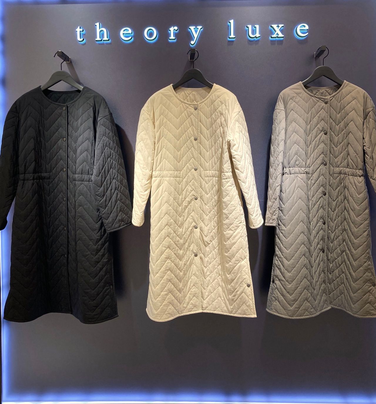 インナーコートとしても活躍 春も着れる万能アウター 玉川高島屋店 Theory Luxe セオリーリュクス ショップブログ