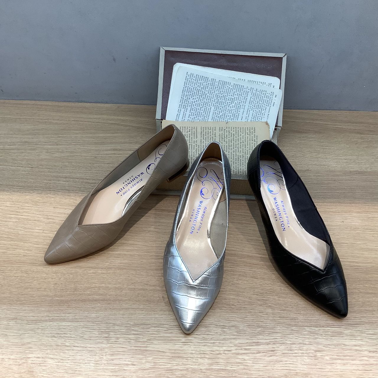✴︎未使用✴︎GINZA WASHINGTON 銀座ワシントン　パンプス　晴雨兼用 大人気！！！晴雨兼用パンプスに店舗限 | GINZA WASHINGTON