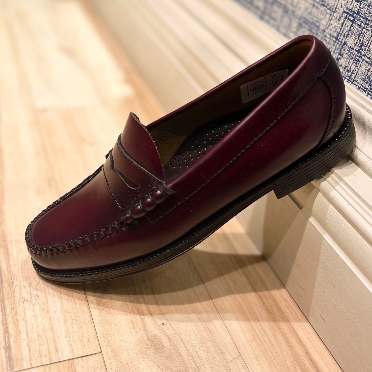 G.H.BASS LARSON ローファー ラバーソール ワイン