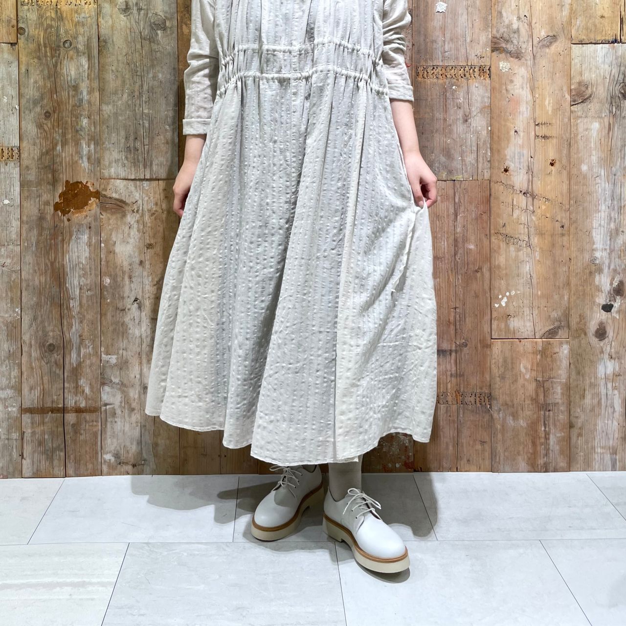 パドカレ PAS DE CALAIS シルク花柄ワンピース パドカレ PAS DE CALAIS シルク花柄ワンピース