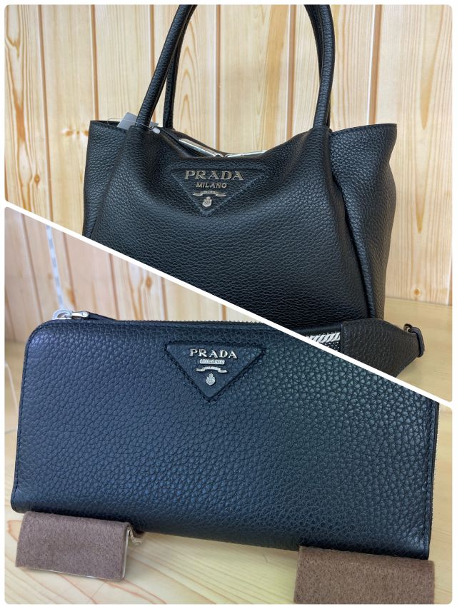 ★ PRADA ★ VITELLO DAINO ファスナー長財布 プラダ PRADA VITELLO DAINO ラウンド長財布 1ML506 2BBE