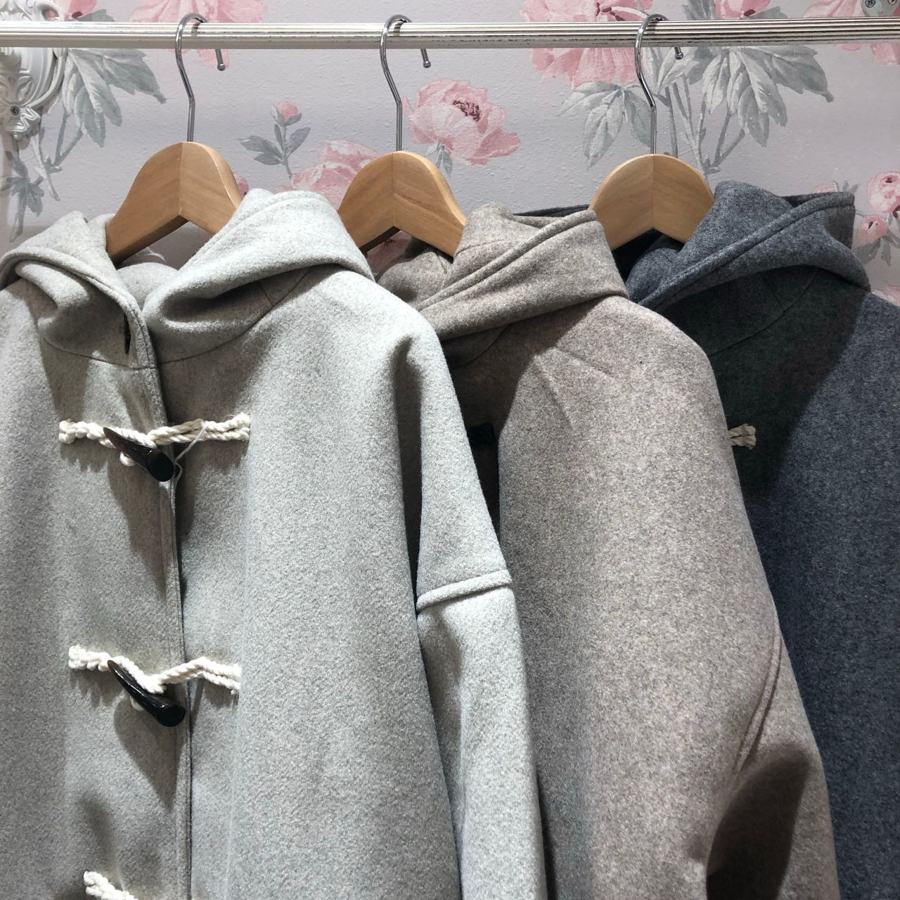 hatra ダッフルコート グレー ハトラ ハトラの通販と買取。下北沢の