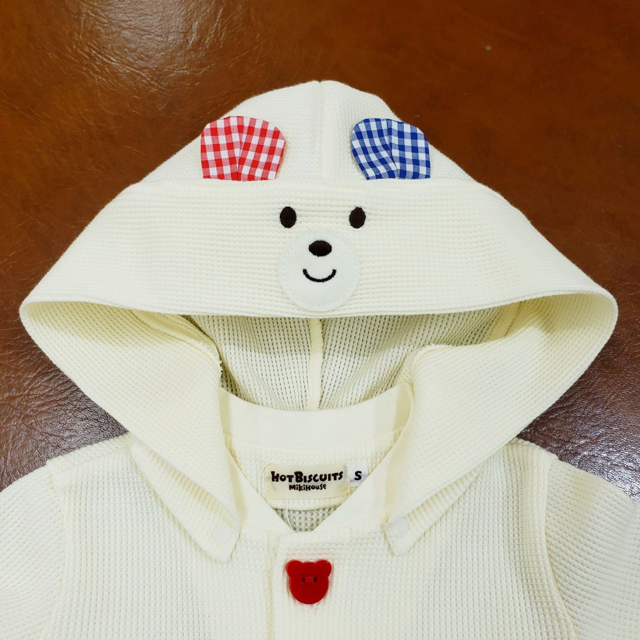 気分はくまさん♪顔ドンパーカー｜ミキハウスミキハウス 盛岡川徳店