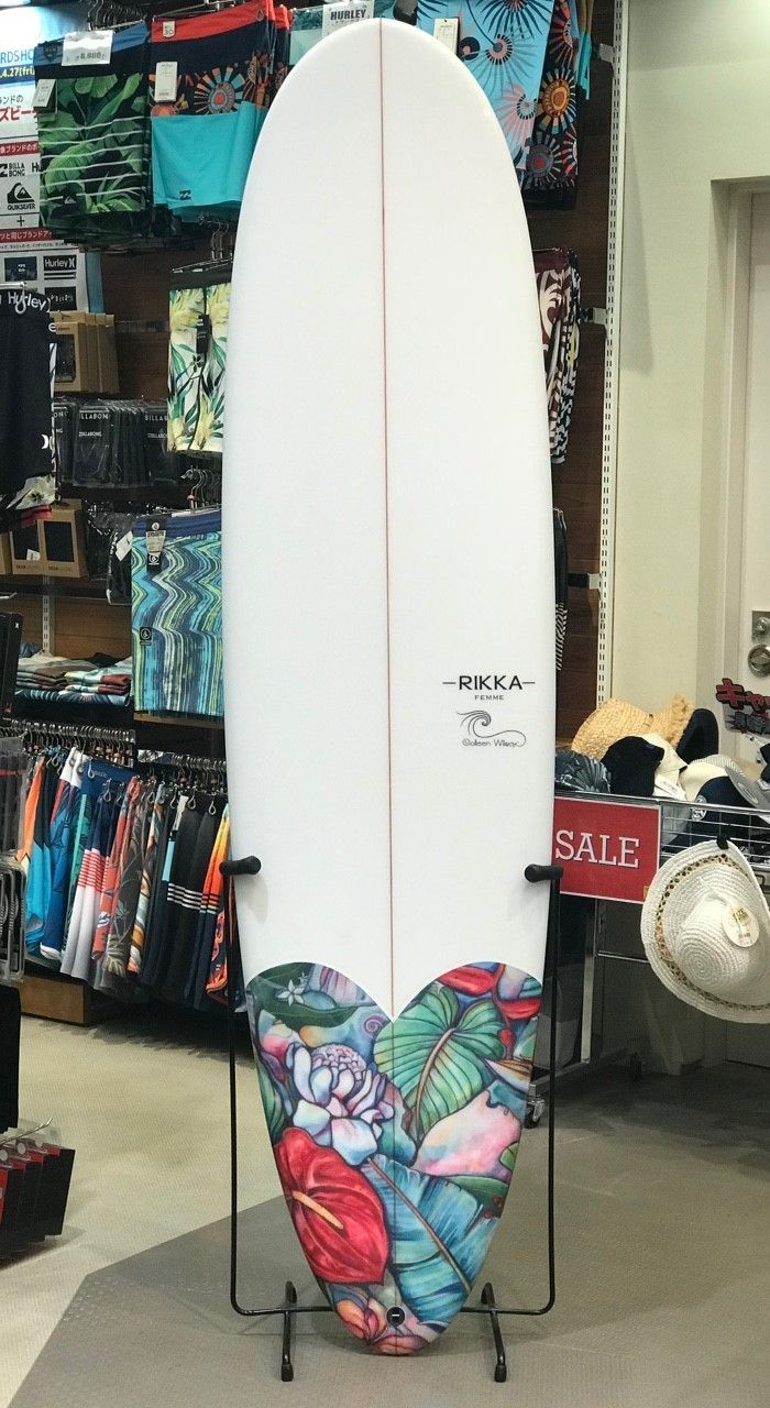RIKKA FEMME × COLLEEN WILCOX SURFBOARD