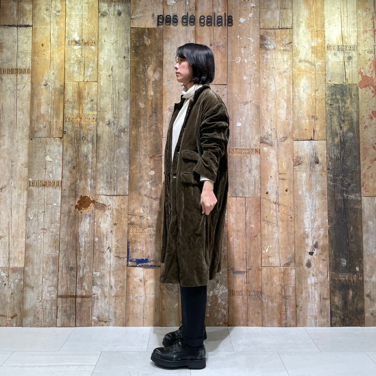 パドカレ カシミアコート