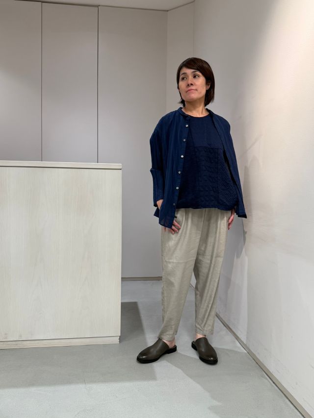 リネンレーヨンストレッチ パンツ | (パドカレ)公式オンラインストア