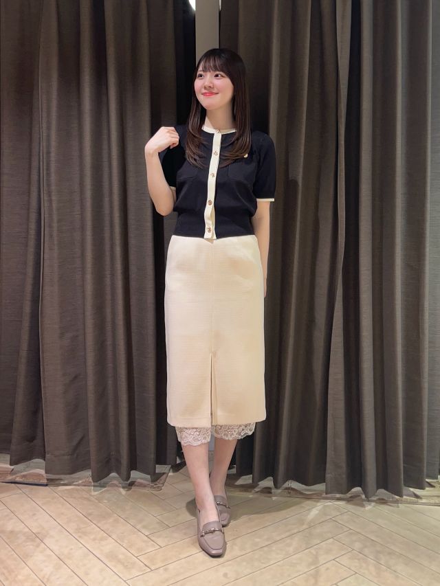 新品セオリーベージュ タイトスカート セール】【洗える・防シワ・ストレッチ】美しく見せる