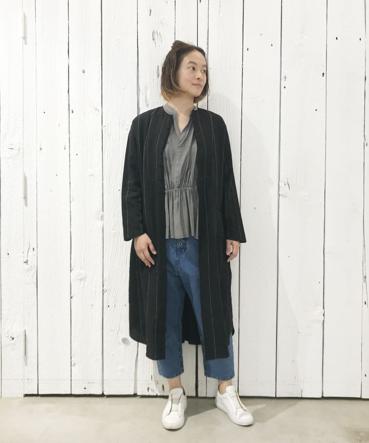 2021AW / pas de calais パドカレ / リネンストライプ
