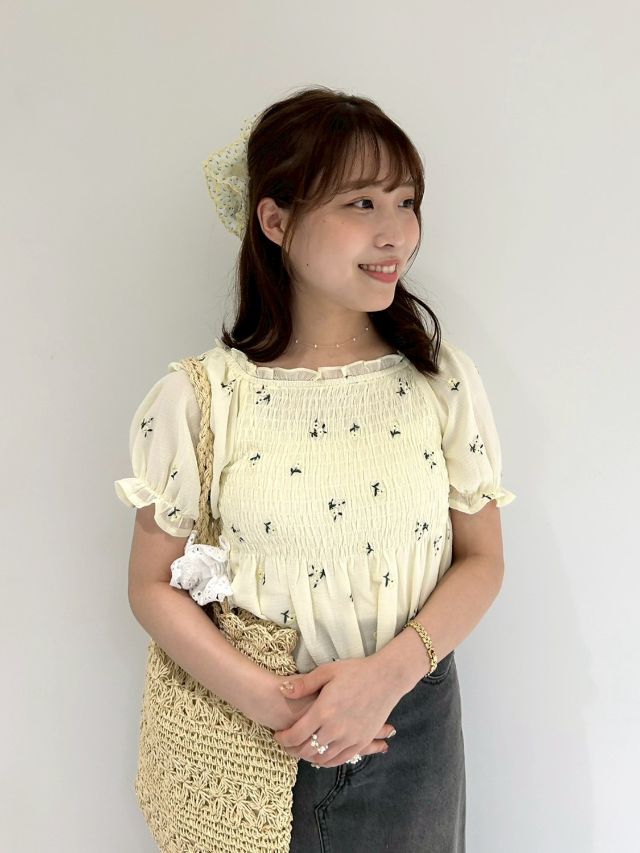 swing pearl necklace～ｽｨﾝｸﾞﾊﾟｰﾙﾈｯｸﾚｽ | flower／フラワー公式通販
