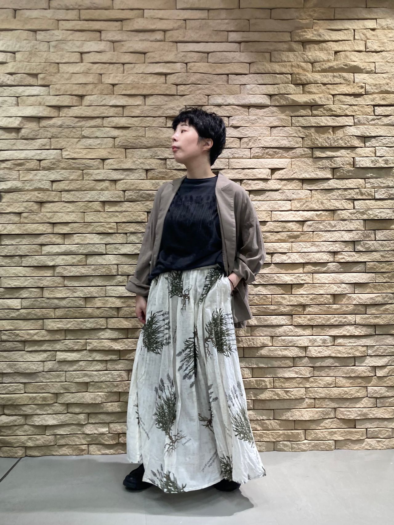 NEW】lavender printスカート | 京都髙島屋店 | pas de calais