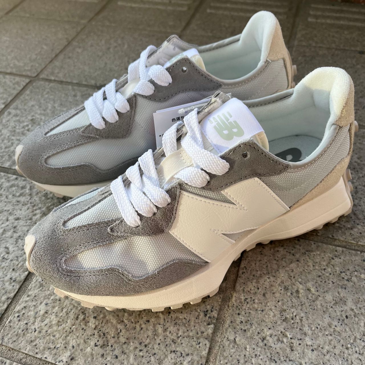 ☆New Balance☆ MS327CJ ☆ 男女共用 ☆New Balance☆327 WHITE SILVER GUM☆ 男女共用 (New Balance