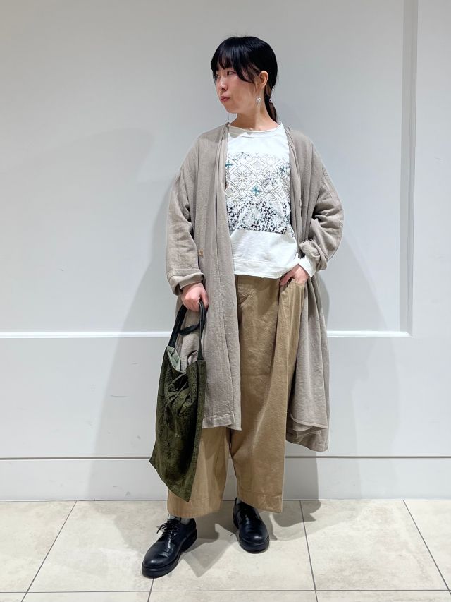 W POINT】WILLOW BOUGHS/PIMPERNEL 製品染ワンショルダーバッグ