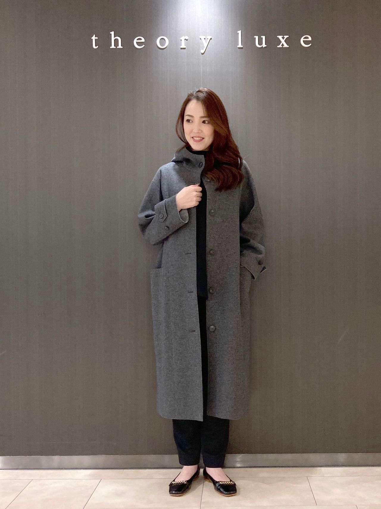 theory リバーシブルコート Theory リバーシブルコート
