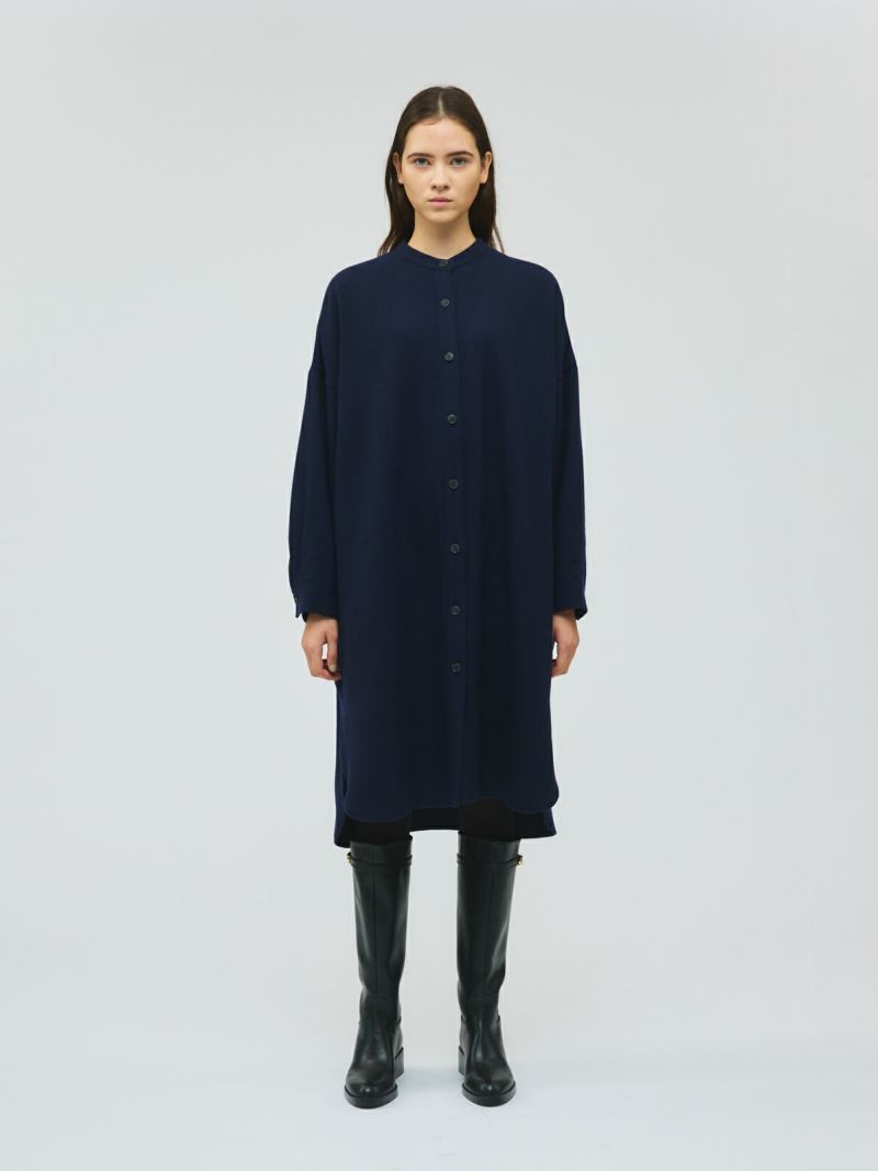 mizuiro ind スタンドカラーシャツワンピース｜ MARcourt ONLINE STORE