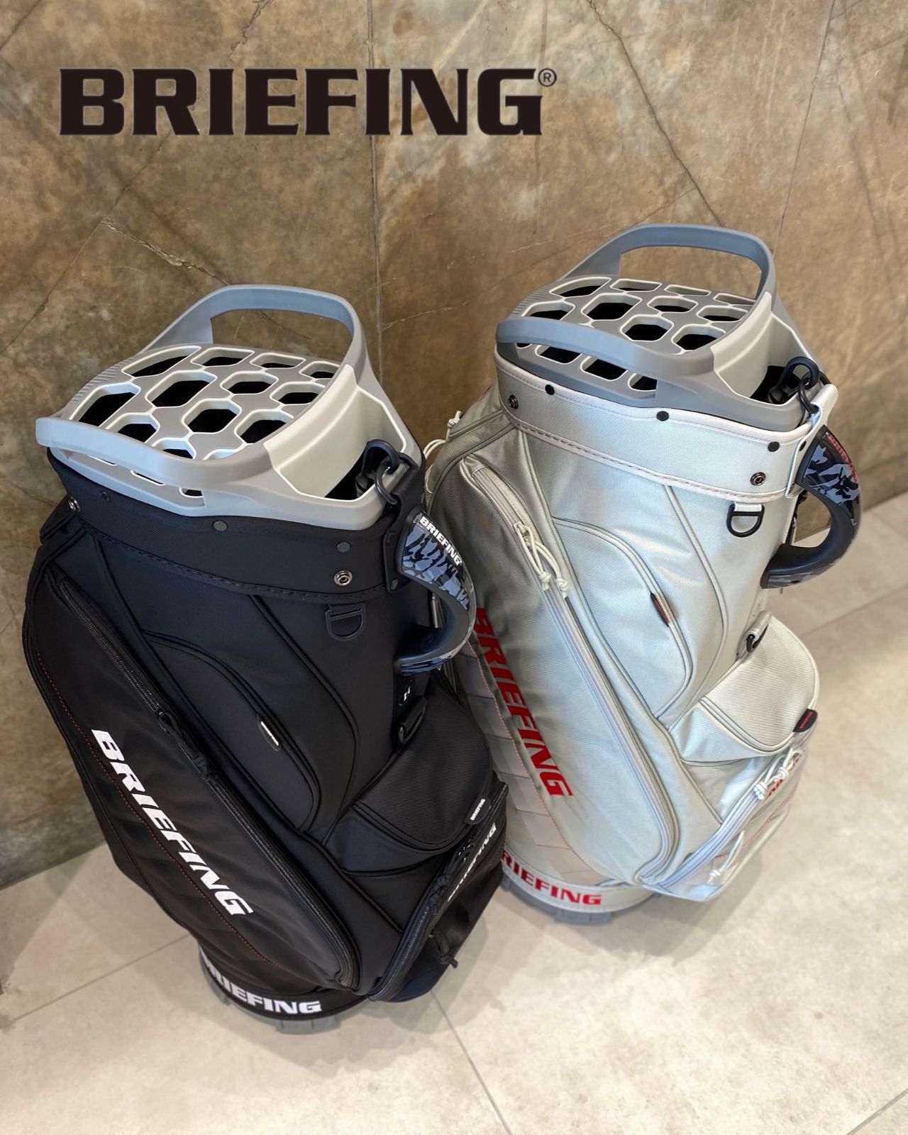 BRIEFING キャディーバッグ CR5（口枠14分割＋1） BRIEFING（ブリーフィング）】14分割仕様のキャディバッグが入荷