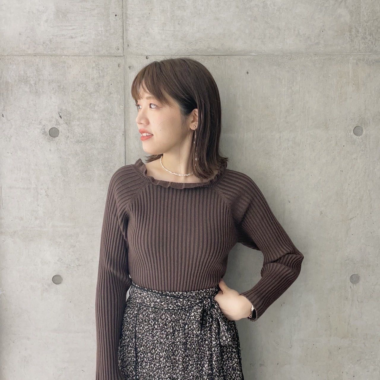 ⭐︎sparkle rib knit⭐︎ | レディースファッションflower