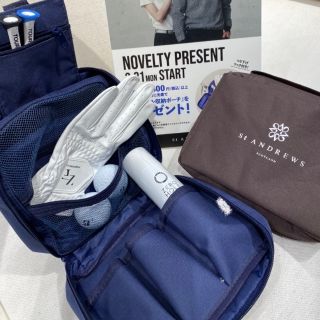 St ANDREWS セントアンドリュース スカート ノベルティポーチ付き St ANDREWS セントアンドリュース スカート ノベルティポーチ
