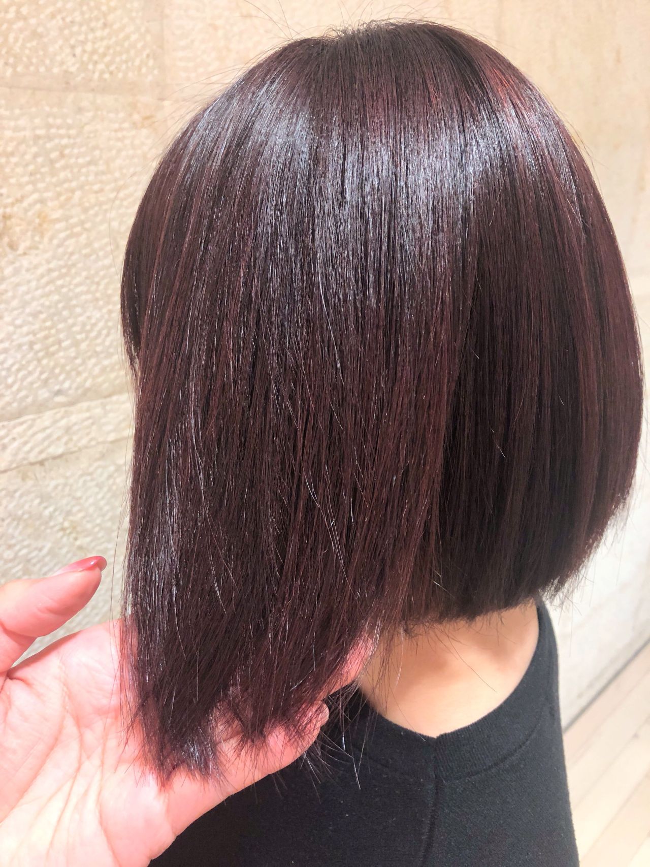 つやつやアメリカンチェリーボブ 南です 美容室カキモトアームズのオフィシャルサイト