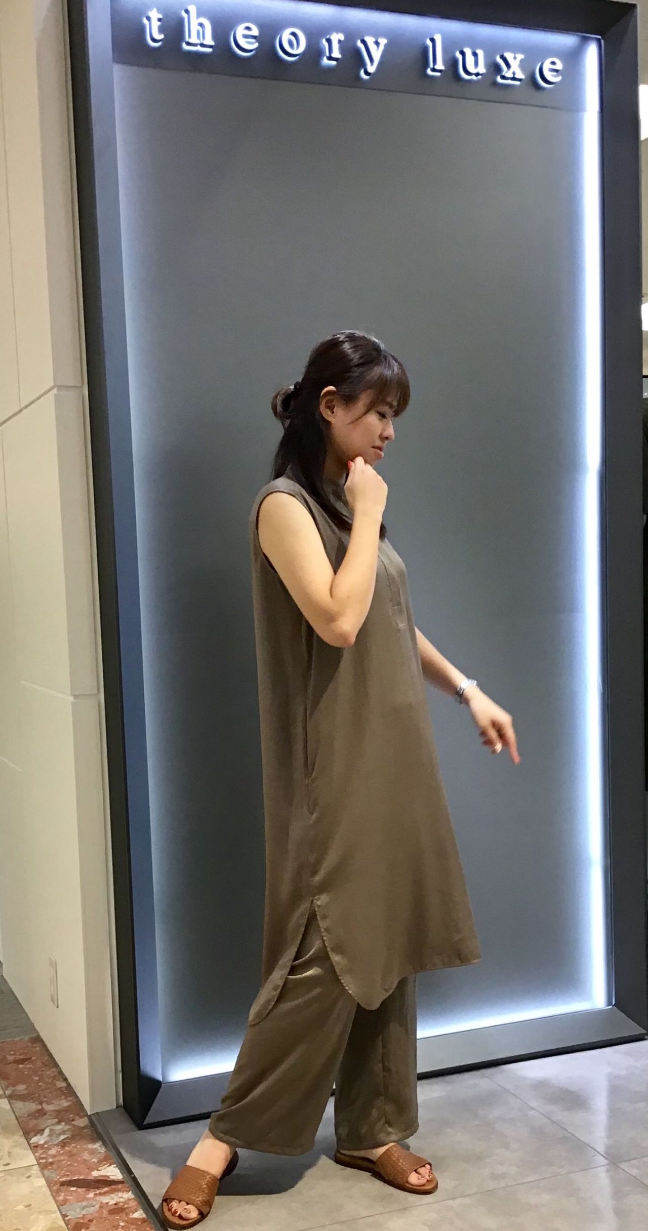 セオリー リュクス セット アップ チュニック ワンピース パンツ 大人