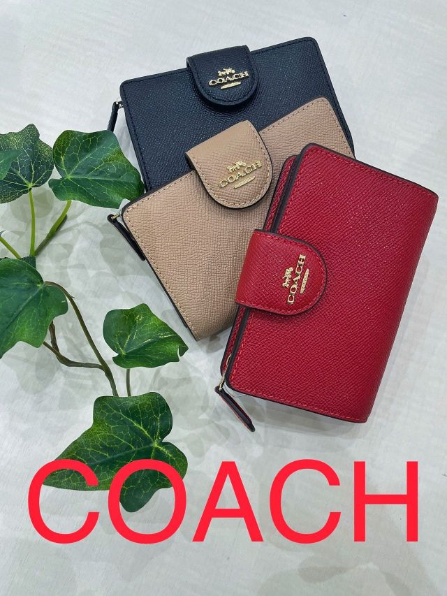 コーチ COACH ラグジュアリグレイン 折り財布 6390【FITHOUSE ONLINE