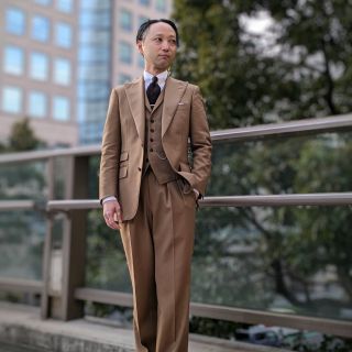 y（^ヮ^）y専用　ユニバーサルランゲージメジャーズ　⑶ ジャケット　42相当 オーダー 関西限定】どやさ！『オプションキャンペーン』〜ジレ