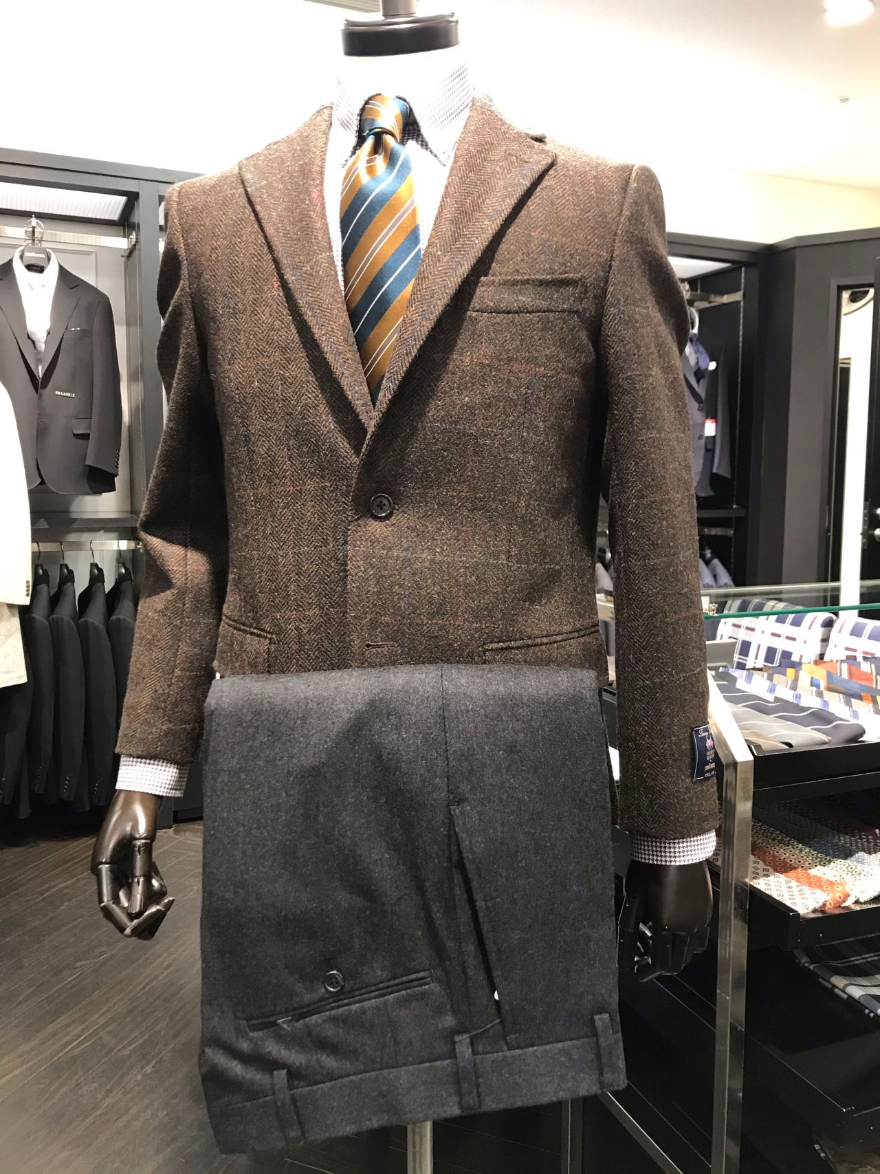 Abraham Moon社 ツイードジャケット クリアランスセール 福岡三越店 Men ニューヨーカー公式ショップブログ